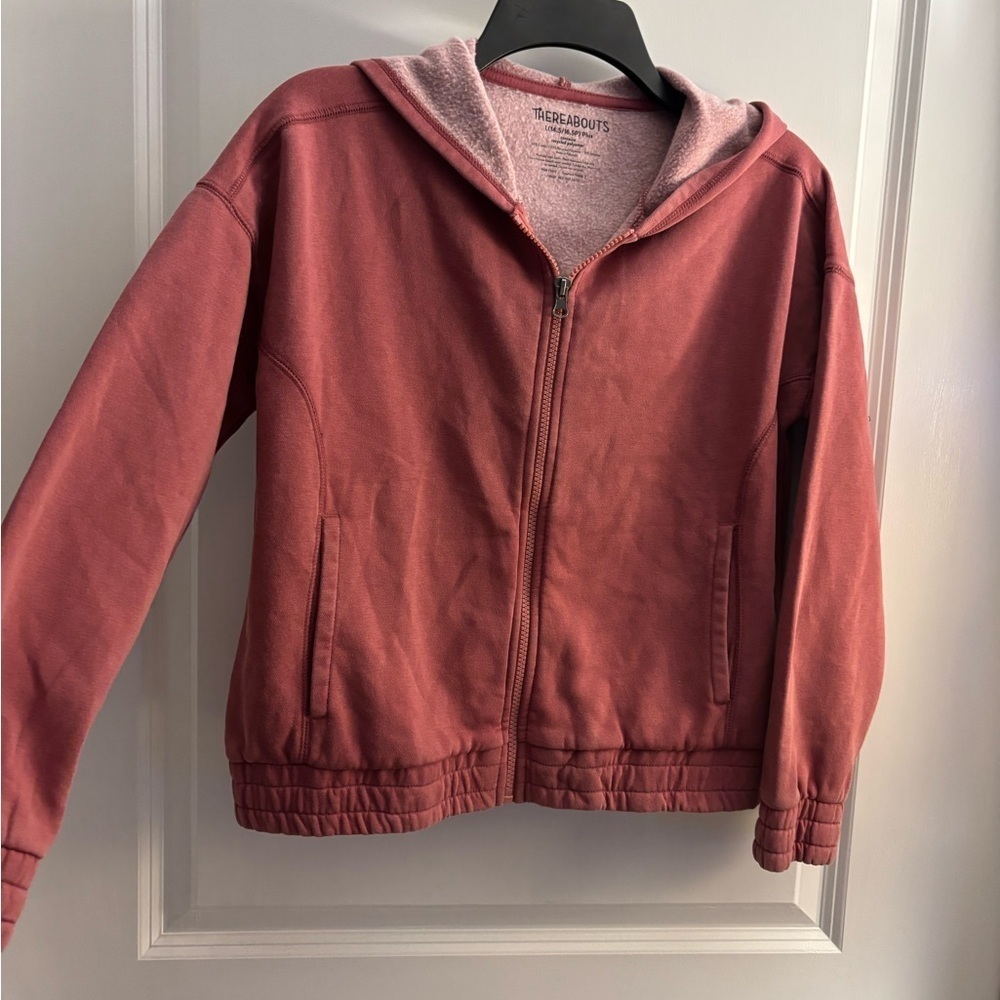 Girl’s Thereabouts Dry Rose Hoodie Sz Large 14.5/16.5 Plus